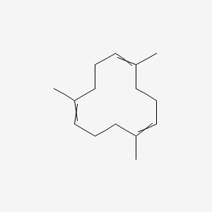 B1617493 1,5,9-Trimethylcyclododeca-1,5,9-triene CAS No. 21064-19-7
