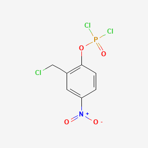 Phosphorodichloridic acid, 2-(chloromethyl)-4-nitrophenyl ester