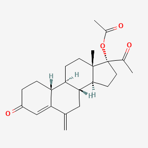17-Hydroxy-6-methylene-19-norpregn-4-ene-3,20-dione 17-acetate
