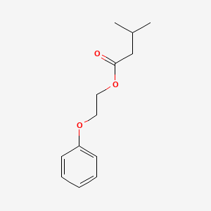 Butanoic acid, 3-methyl-, 2-phenoxyethyl ester