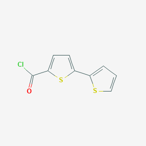 molecular formula C9H5ClOS2 B161753 2,2'-Bithiophene-5-Carbonyl Chloride CAS No. 135887-26-2