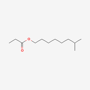 molecular formula C12H24O2 B1617546 Isononyl propionate CAS No. 65155-45-5