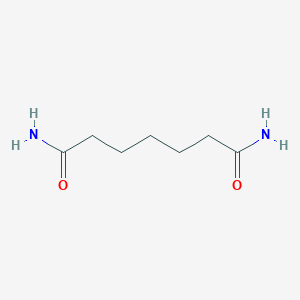 molecular formula C7H14N2O2 B161755 Heptanediamide CAS No. 1740-56-3