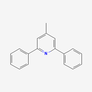 molecular formula C18H15N B1617551 4-Methyl-2,6-diphenylpyridine CAS No. 53531-57-0