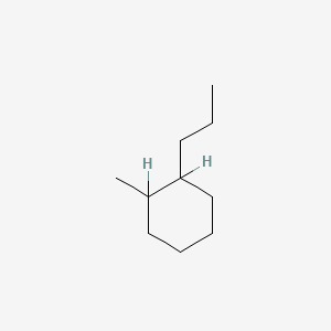 molecular formula C10H20 B1617565 1-Methyl-2-propylcyclohexane CAS No. 4291-79-6