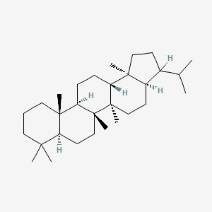 molecular formula C30H52 B1617567 (3aR,5aR,5bR,7aS,11aS,11bR,13aR,13bS)-5a,5b,8,8,11a,13b-hexamethyl-3-propan-2-yl-1,2,3,3a,4,5,6,7,7a,9,10,11,11b,12,13,13a-hexadecahydrocyclopenta[a]chrysene CAS No. 33281-23-1
