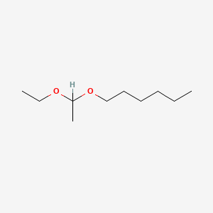 molecular formula C10H22O2 B1617568 1-(1-Ethoxyethoxy)hexane CAS No. 54484-73-0