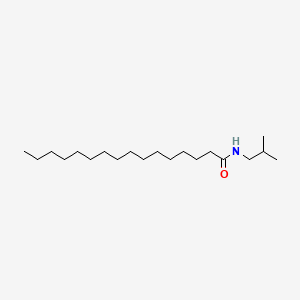 molecular formula C20H41NO B1617572 Palmitamide, N-isobutyl- CAS No. 54794-72-8