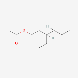 molecular formula C12H24O2 B1617577 Aceticacid, decyl ester, branched CAS No. 68478-36-4