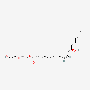 molecular formula C22H42O5 B1617582 Diethylene glycol monoricinoleate CAS No. 5401-17-2