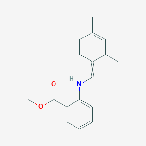Methyl 2-[(2,4-dimethylcyclohex-3-en-1-ylidene)methylamino]benzoate