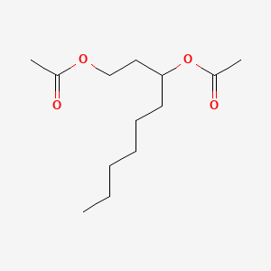 molecular formula C13H24O4 B1617590 Nonane-1,3-diyl diacetate CAS No. 63270-14-4