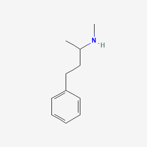 molecular formula C11H17N B1617593 1-Phenyl-3-methylaminobutane CAS No. 63957-19-7