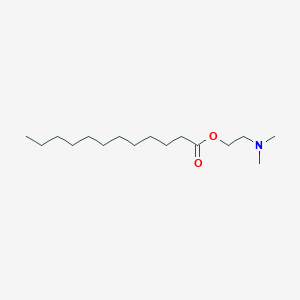 molecular formula C16H33NO2 B016176 2-(Dimethylamino)ethyl dodecanoate CAS No. 34839-10-6