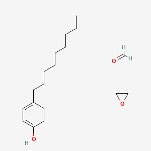 molecular formula C18H30O3 B1617603 Formaldehyde;4-nonylphenol;oxirane CAS No. 30846-35-6