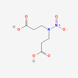molecular formula C6H10N2O6 B1617612 beta-Alanine, N-(2-carboxyethyl)-N-nitro- CAS No. 99-69-4