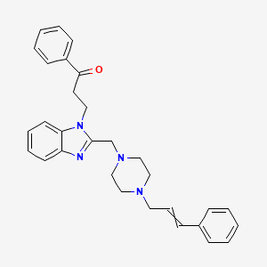 molecular formula C30H32N4O B1617615 Cinprazole CAS No. 51493-19-7