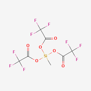 molecular formula C7H3F9O6Si B1617623 Methylsilylidyne tris(trifluoroacetate) CAS No. 429-72-1