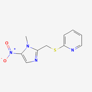 molecular formula C10H10N4O2S B1617628 Pirinidazole CAS No. 55432-15-0