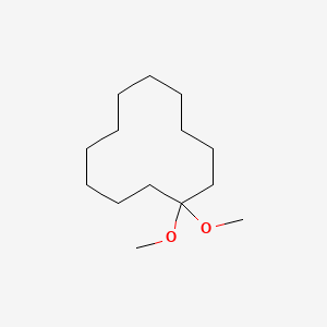 molecular formula C14H28O2 B1617636 1,1-Dimethoxycyclododecane CAS No. 950-33-4