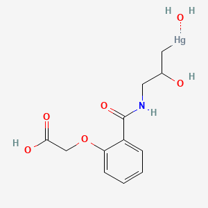 molecular formula C12H16HgNO6 B1617639 Mercuderamide CAS No. 525-30-4