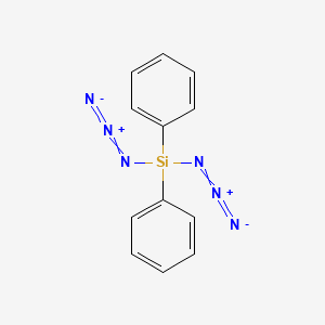 molecular formula C12H10N6Si B1617672 Diazidodiphenylsilane CAS No. 5599-39-3