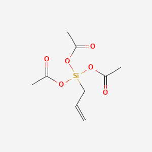 molecular formula C9H14O6Si B1617677 Allyltriacetoxysilane CAS No. 5929-71-5