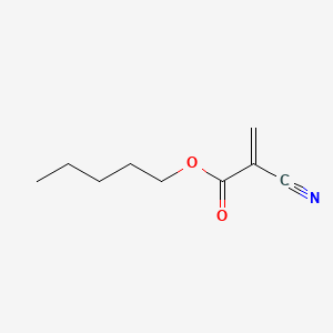 molecular formula C9H13NO2 B1617687 Pentyl 2-cyanoacrylate CAS No. 6701-15-1