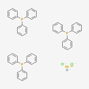 molecular formula C54H46Cl2P3Rh B1617694 Dichlorohydrotris(triphenylphosphine)rhodium CAS No. 12124-48-0