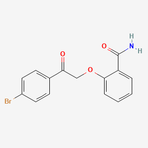 2-[2-(4-Bromophenyl)-2-oxoethoxy]benzamide