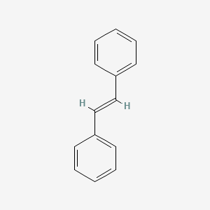molecular formula C14H12 B1617730 trans-Stilbene CAS No. 588-59-0