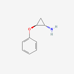 molecular formula C9H11NO B1617732 trans-2-Phenoxycyclopropylamine CAS No. 702-27-2