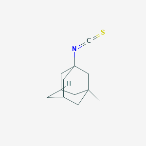 molecular formula C12H17NS B1617741 3-Methyl-1-adamantylisothiocyanate CAS No. 136860-48-5
