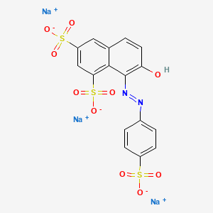 Trisodium 7-hydroxy-8-((p-sulfophenyl)azo)-1,3-naphthalenedisulfonate