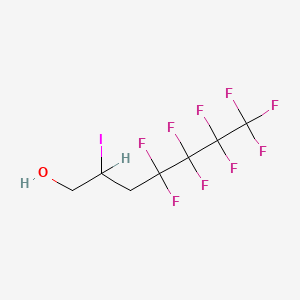 molecular formula C7H6F9IO B1617754 3-Nonafluorobutyl-2-iodopropanol CAS No. 80233-96-1