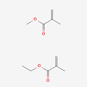 molecular formula C11H18O4 B1617759 POLY(ETHYL METHACRYLATE-CO-METHYL METHACRYLATE) CAS No. 25685-29-4