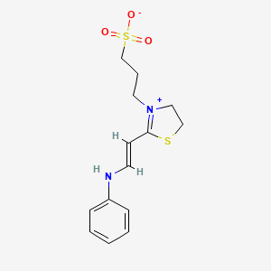 2-(2-Anilinovinyl)-4,5-dihydro-3-(3-sulphonatopropyl)thiazolium