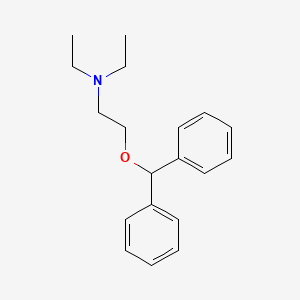 molecular formula C19H25NO B1617763 Ethylbenzhydramine CAS No. 642-58-0