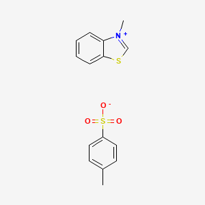 Benzothiazolium, 3-methyl-, salt with 4-methylbenzenesulfonic acid (1:1)