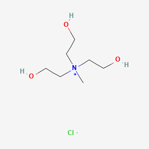 Ethanaminium, 2-hydroxy-N,N-bis(2-hydroxyethyl)-N-methyl-, chloride