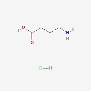 molecular formula C4H10ClNO2 B1617781 4-aminobutanoic acid hydrochloride CAS No. 5959-35-3