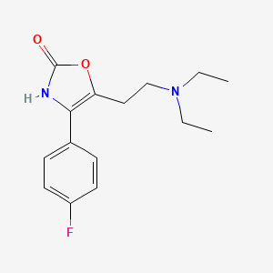 molecular formula C15H19FN2O2 B1617791 Fluzoperine CAS No. 52867-77-3