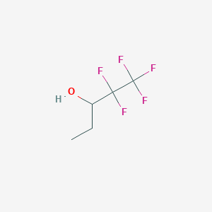 molecular formula C5H7F5O B1617797 1,1,1,2,2-Pentafluoropentan-3-ol CAS No. 378-71-2