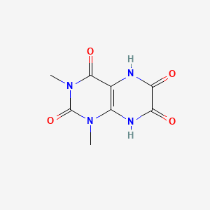 molecular formula C8H8N4O4 B1617805 1,3-Dimethyl-1,3,5,8-tetrahydropteridine-2,4,6,7-tetraone CAS No. 5426-44-8