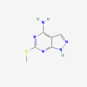 6-(Methylthio)-1H-pyrazolo[3,4-d]pyrimidin-4-amine