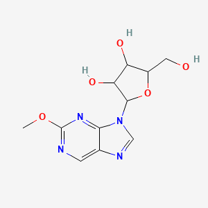 2-(Hydroxymethyl)-5-(2-methoxypurin-9-yl)oxolane-3,4-diol