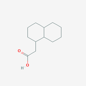 molecular formula C12H20O2 B1617814 (Decahydro-naphthalen-1-YL)-acetic acid CAS No. 34681-29-3