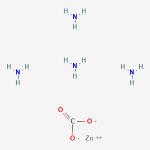 molecular formula CH12N4O3Zn B1617829 zinc;azane;carbonate CAS No. 38714-47-5