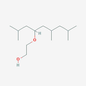 molecular formula C14H30O2 B161783 2-(2,6,8-Trimethylnonan-4-yloxy)ethanol CAS No. 10137-98-1