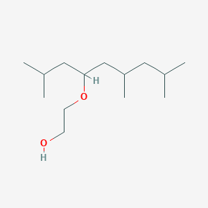 molecular formula C14H30O2 B161783 Ethanol, 2-[[3,5-dimethyl-1-(2-methylpropyl)hexyl]oxy]- CAS No. 10137-98-1